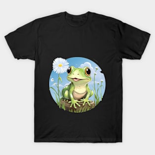 Frog Among The Dandelions T-Shirt